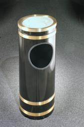The Monte Carlo Powder Coat Sand Top Ash Trash Receptacle 3 Gallon