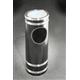 The Monte Carlo Powder Coat Sand Top Ash Trash Receptacle 3 Gallon