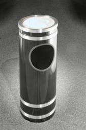 The Monte Carlo Powder Coat Sand Top Ash Trash Receptacle 3 Gallon