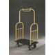 35" Glaro Deluxe Bellman Cart with 1.5" Diameter Tubing and 4 Pneumatic Wheels - With Numerous Color Choices