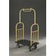 40.5" Glaro Deluxe Bellman Cart with 1.5" Diameter Tubing and 4 Pneumatic Wheels - With Numerous Color Choices