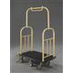 48.5" Glaro Deluxe Bellman Cart with 1.5" Diameter Tubing and 6 Pneumatic Wheels - With Numerous Color Choices