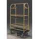 40.5" Glaro Value Condo Carts with Removable Shelves and 1" Diameter Tubing and 6 Pneumatic Wheels - With Numerous Color Choices