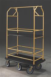 40.5" Glaro Value Condo Carts with Removable Shelves and 1" Diameter Tubing and 6 Pneumatic Wheels - With Numerous Color Choices