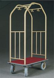 41.5" Glaro Glider Premium Bellman Cart with 4 Pneumatic Wheels - With Numerous Color Choices