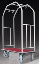 41.5" Glaro Glider Premium Bellman Cart with 4 Pneumatic Wheels - With Numerous Color Choices