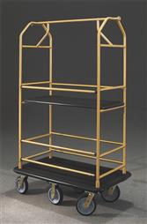 48.5" Glaro Value Condo Carts with Removable Shelves and 1" Diameter Tubing and 6 Pneumatic Wheels - With Numerous Color Choices