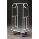 35" Glaro Value Bellman Cart with 1" Diameter Tubing and 4 Pneumatic Wheels - With Numerous Color Choices