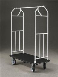 48.5" Glaro Value Bellman Cart with 1" Diameter Tubing and 4 Pneumatic Wheels - With Numerous Color Choices