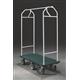48.5" Glaro Value Bellman Cart with 1" Diameter Tubing and 6 Pneumatic Wheels - With Numerous Color Choices