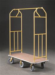 40.5" Glaro Value Bellman Cart with 1" Diameter Tubing and 6 Pneumatic Wheels - With Numerous Color Choices