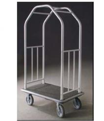 41.5" Glaro Deluxe Bellman Cart with 1.5" Diameter Tubing and 4 Pneumatic Wheels - With Numerous Color Choices