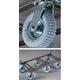 48.5" Glaro High Roller Condo Cart with Removable Shelves and 1.5" Diameter Tubing and 4 Pneumatic Wheels - With Numerous Color Choices
