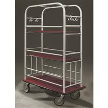 48.5" Glaro High Roller Condo Cart with Removable Shelves and 1.5" Diameter Tubing and 4 Pneumatic Wheels - With Numerous Color Choices