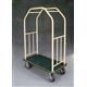 49.5" Glaro Deluxe Bellman Cart with 1.5" Diameter Tubing and 4 Pneumatic Wheels - With Numerous Color Choices