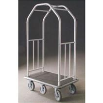 49.5" Glaro Deluxe Bellman Cart with 1.5" Diameter Tubing and 6 Pneumatic Wheels - With Numerous Color Choices