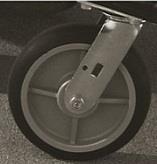 41.5" Glaro Glider Premium Bellman Cart with 4 Pneumatic Wheels - With Numerous Color Choices