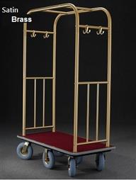 49.5" Glaro Glider Premium High Roller Bellman Cart with 4 Pneumatic Wheels - With Numerous Color Choices