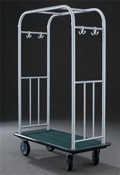 49.5" Glaro Glider Premium High Roller Bellman Cart with 6 Pneumatic Wheels - With Numerous Color Choices