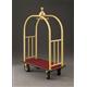49.5" Glaro Glider Signature Bellman Cart with Ball Crown and 4 Pneumatic Wheels - With Numerous Color Choices
