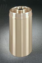 Glaro 922BE Atlantis Trash Can, 9 x 23, 7 Gallon - Satin Brass