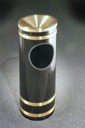 The 'Monte Carlo' Powder Coat Funnel Top Ash/Trash Receptacle 3 Gallon