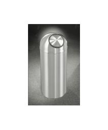 The 'New Yorker' Self Closing Dome Receptacle 8 Gallon