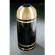 The 'Monte Carlo' Powder Coat Open Dome Receptacle 8 Gallon