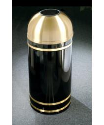 The 'Monte Carlo' Powder Coat Open Dome Receptacle 8 Gallon