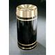 The 'Monte Carlo' Powder Coat Open Dome Receptacle 16 Gallon