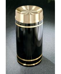 The 'Monte Carlo' Powder Coat Open Dome Receptacle 16 Gallon