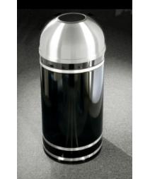The 'Monte Carlo' Powder Coat Open Dome Receptacle 16 Gallon