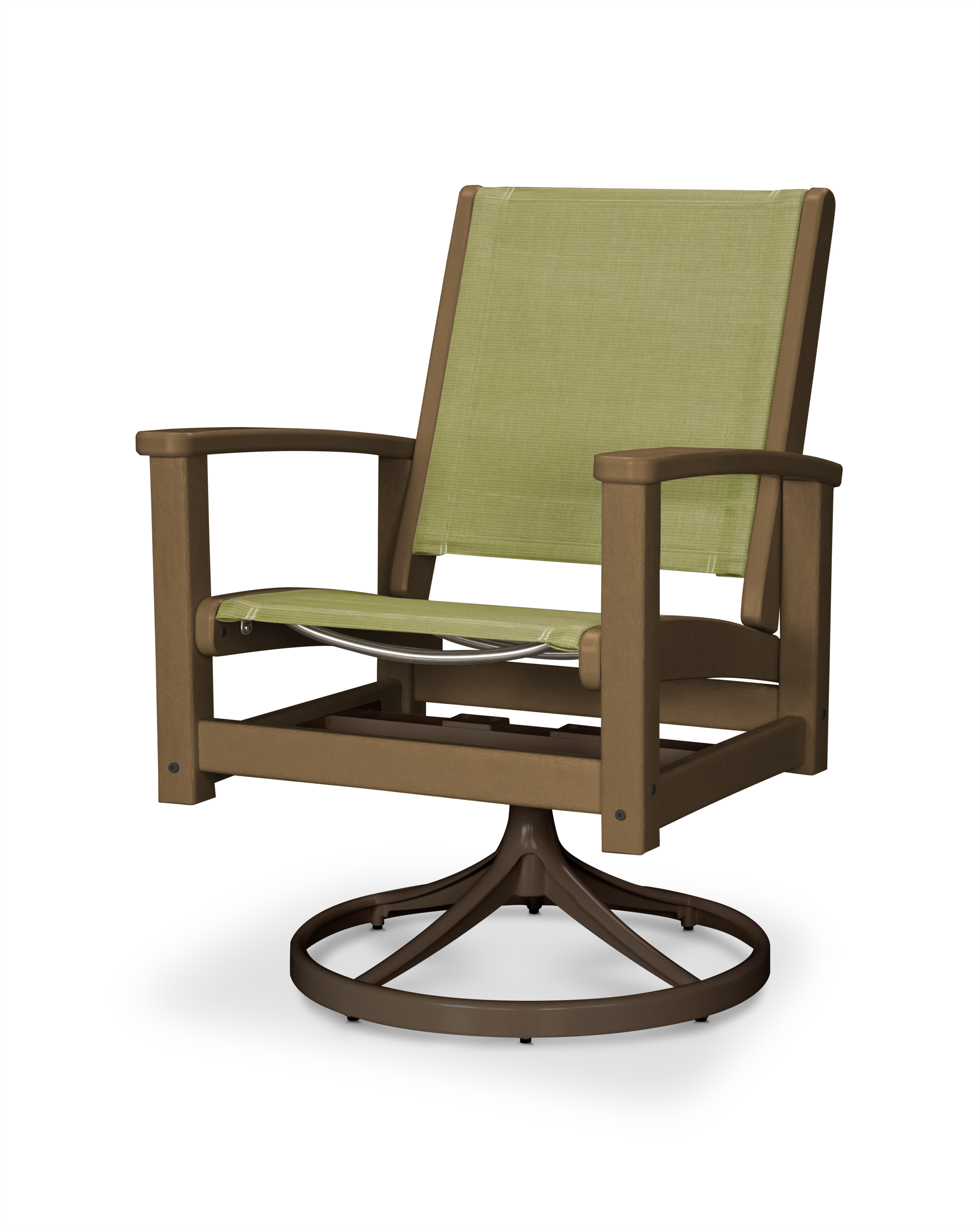 POLYWOOD® Coastal Swivel Rocker