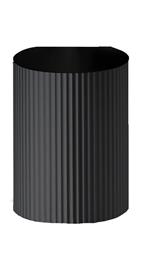 Celsius Fluted Powder Coated Black Aluminum Cover