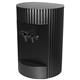 Space Efficient Fluted Powder Coated Black Aluminum Water Cooler