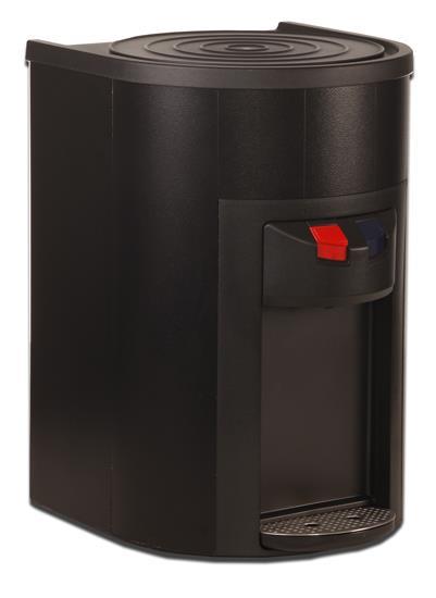 Space Efficient Black Stainless Steel Water Cooler