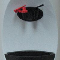 Easy Clean White HDPE Cabinet, Streamlined Design