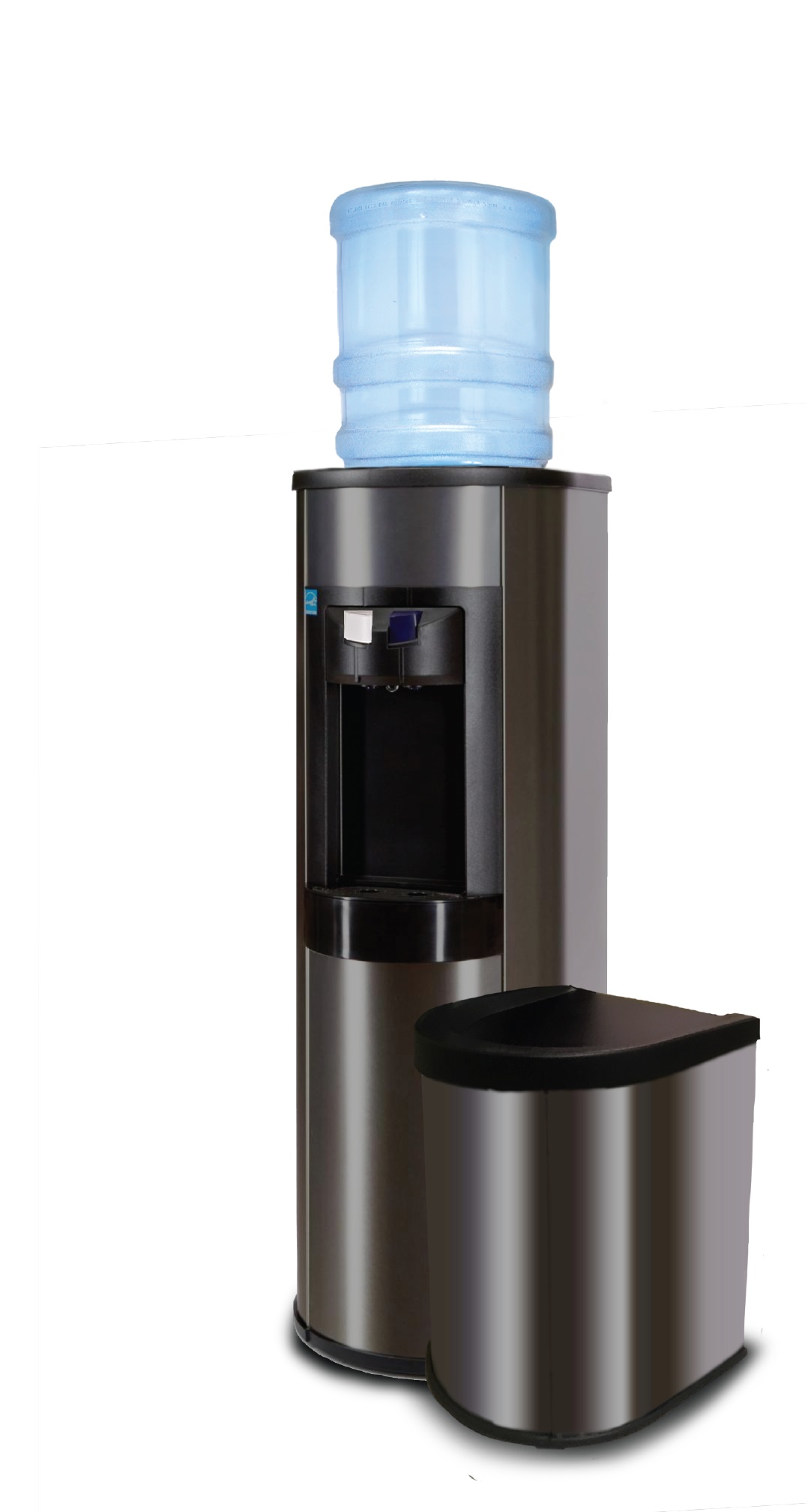 Absolu Smoke Black Steel Water Cooler Upright Water Cooler