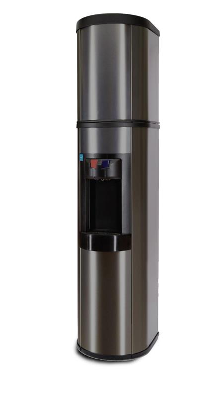 Charcoal Stainless Steel with Black Trim and Matching Stainless Cover