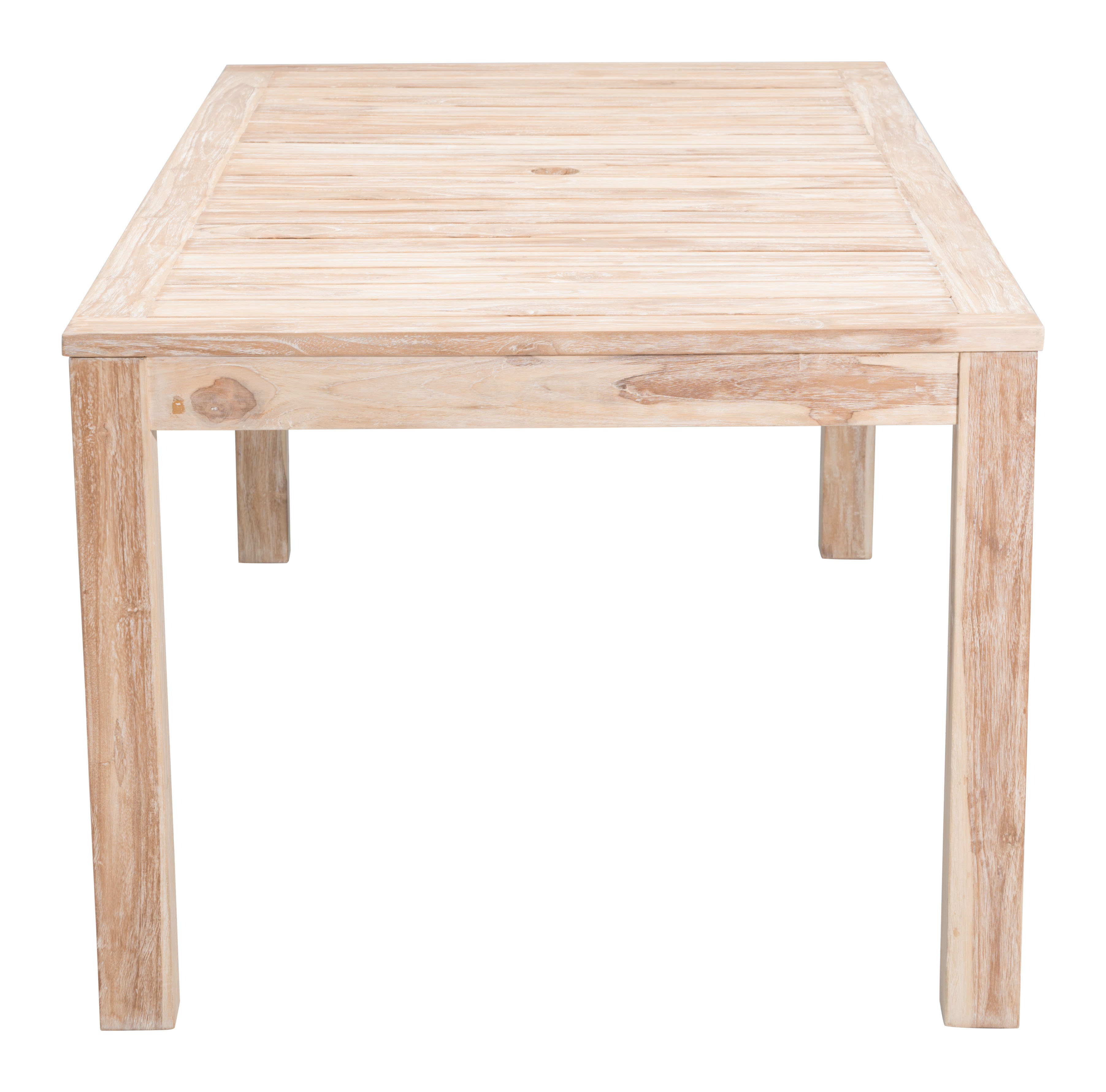 WEST PORT DINING TABLE WHITE WASH