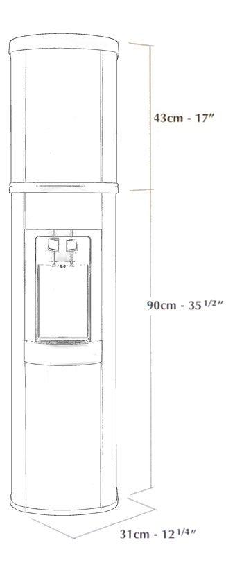 Water dispenser Gulliver Multiple colours, 504300